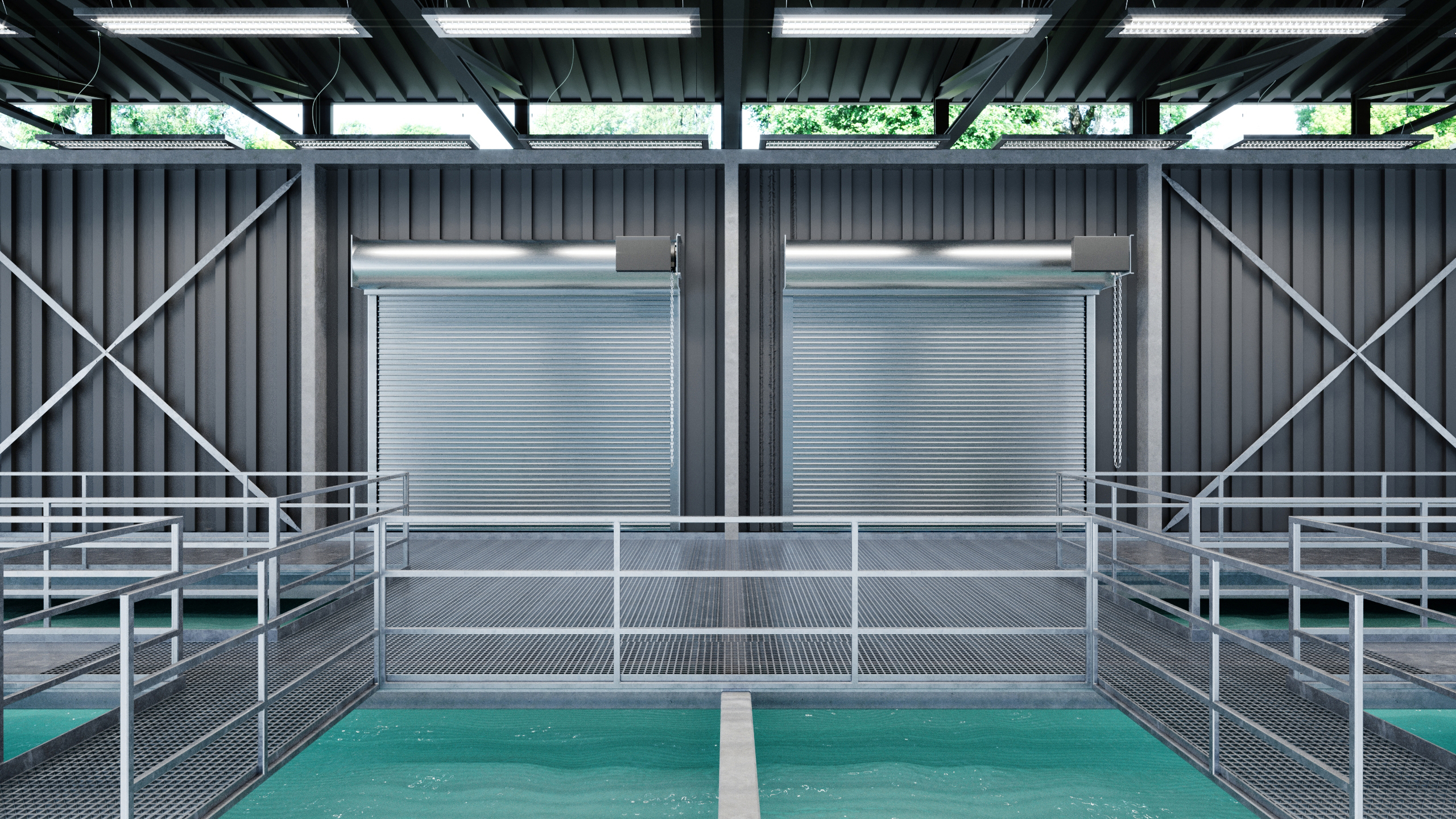 Water_Treatment_Plant_Insulated_Door_gray_wall