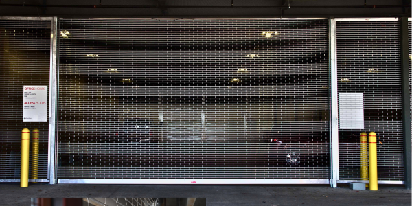 extreme 300 series grille in parking garage