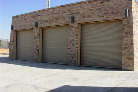 Image of 3 rolling doors at American University